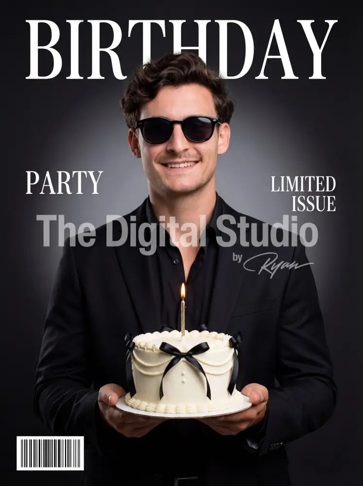 Aesthetic Birthday Magazine Cover