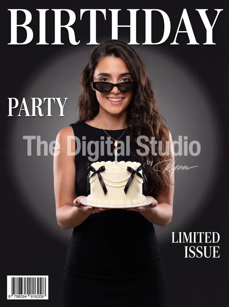 Aesthetic Birthday Magazine Cover