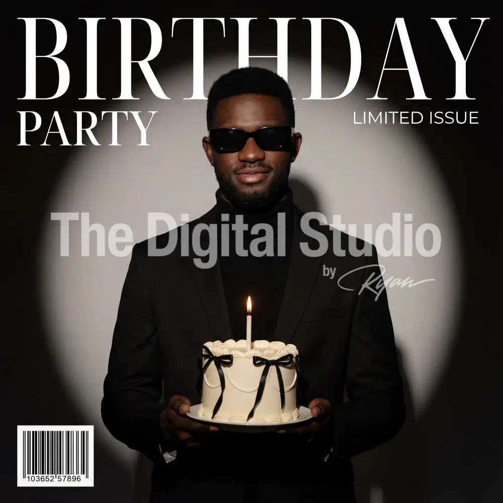 Aesthetic Birthday Magazine Cover