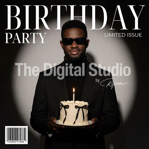 Aesthetic Birthday Magazine Cover