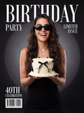 Aesthetic Birthday Magazine Cover