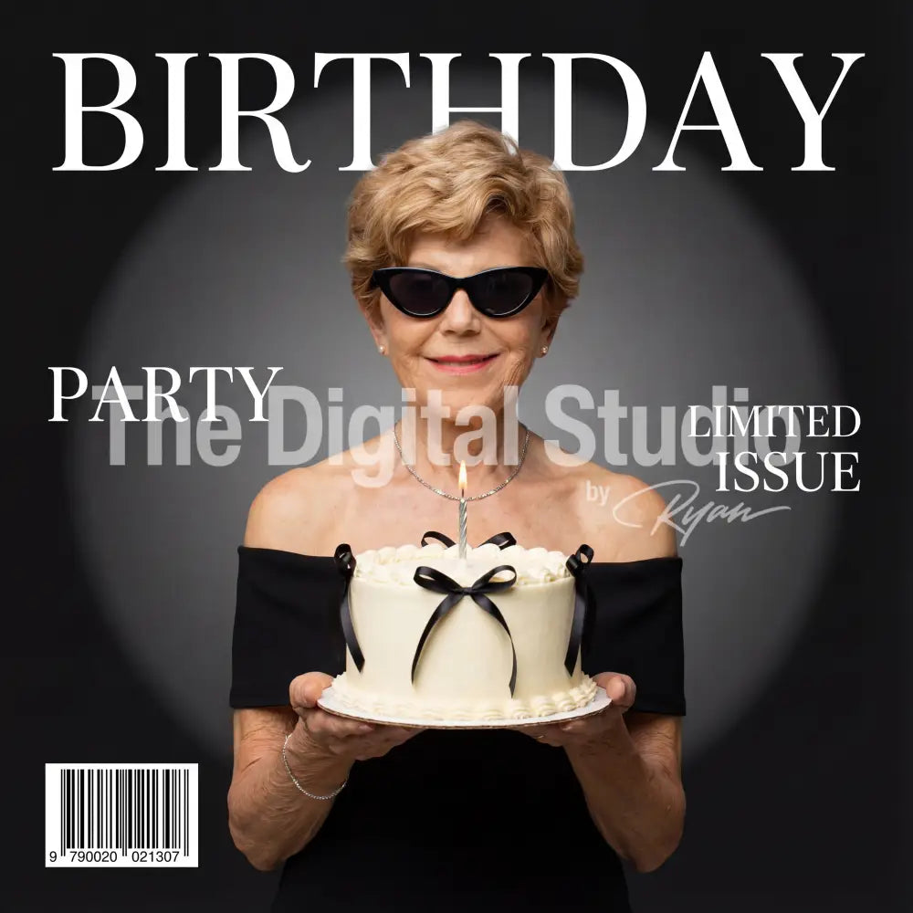 Aesthetic Birthday Magazine Cover