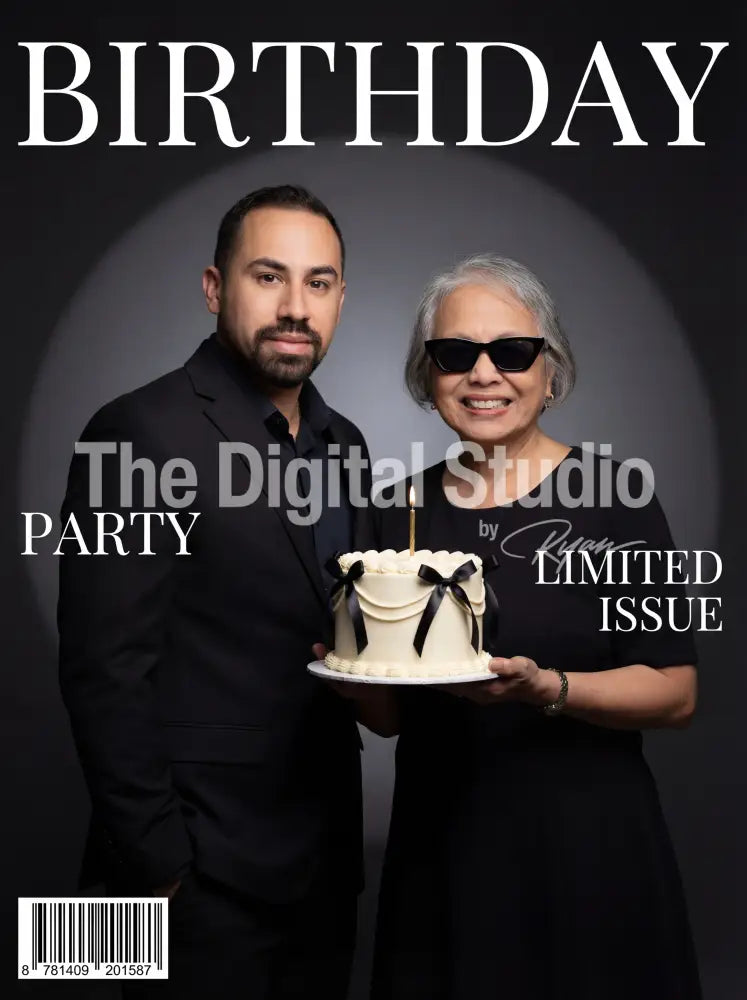 Aesthetic Birthday Magazine Cover