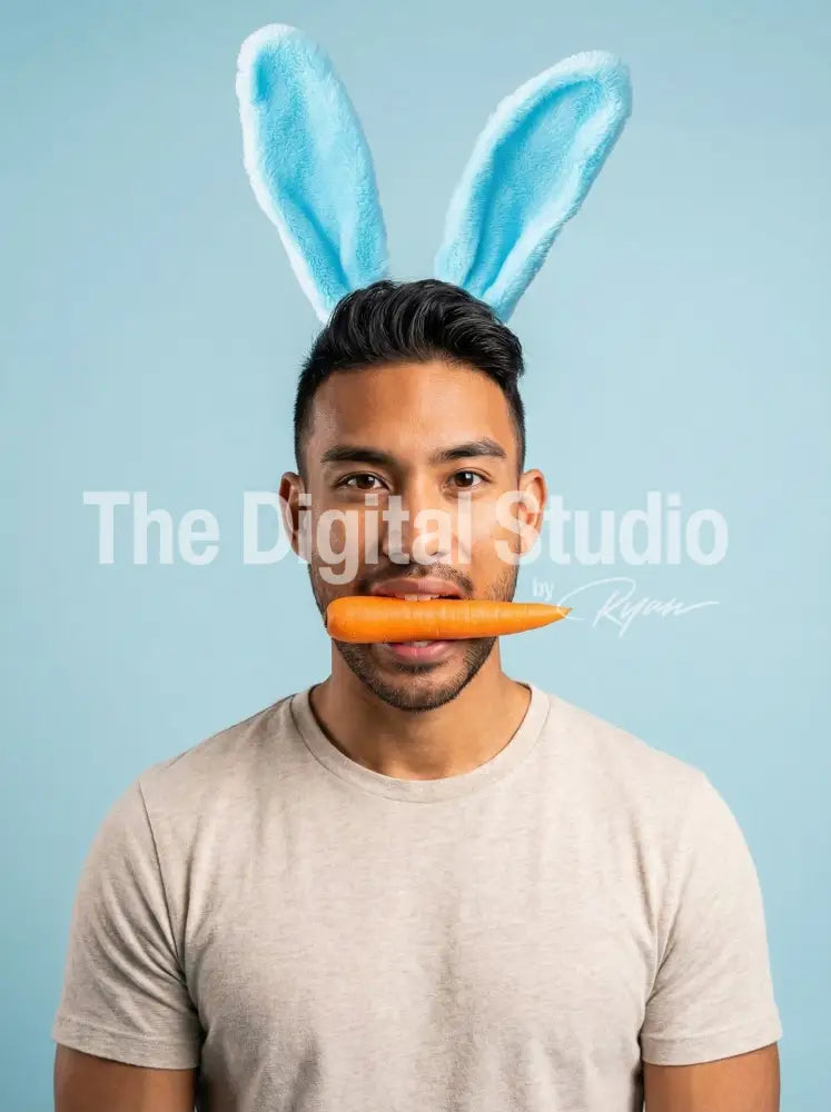 Bunny Ears Carrot Portrait