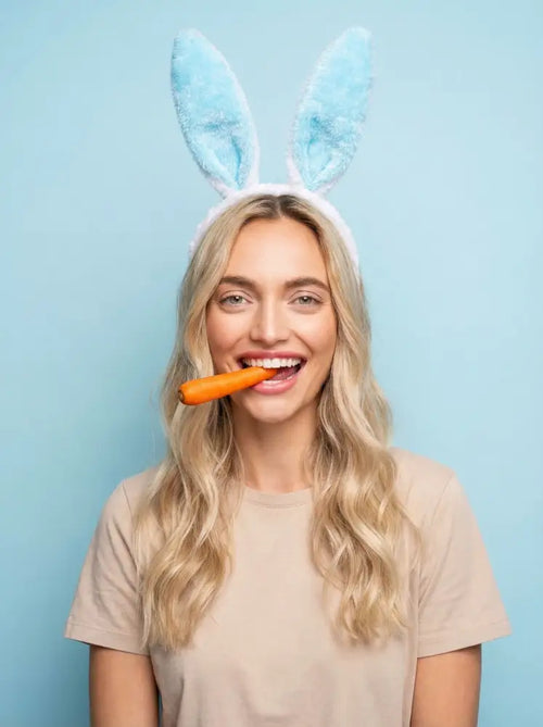 Bunny Ears Carrot Portrait