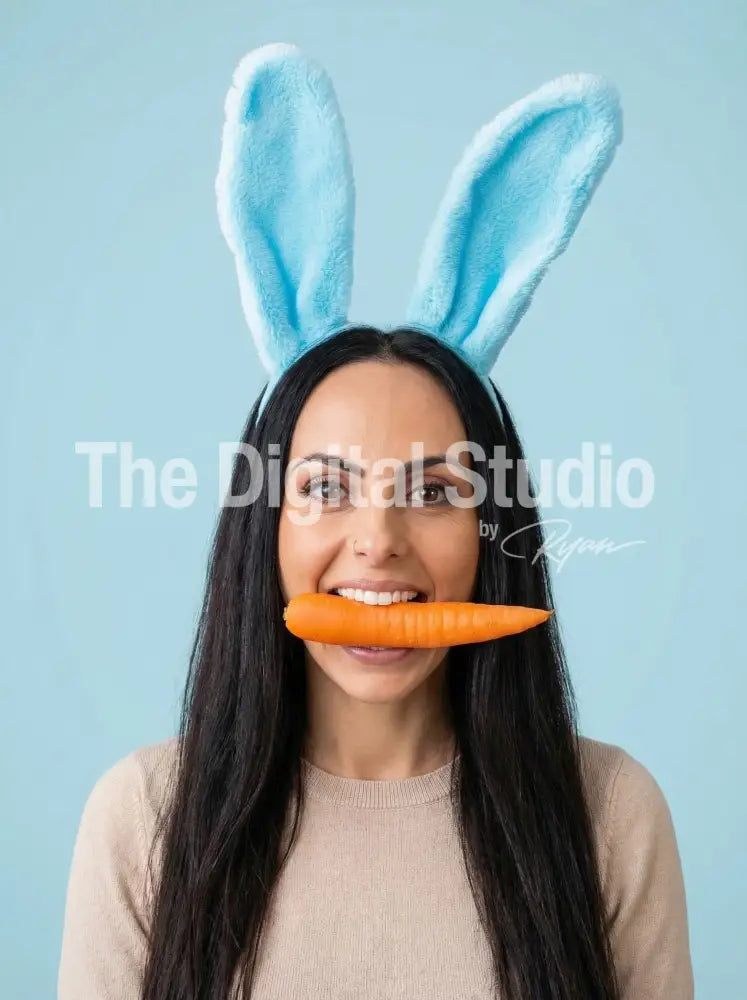 Bunny Ears Carrot Portrait