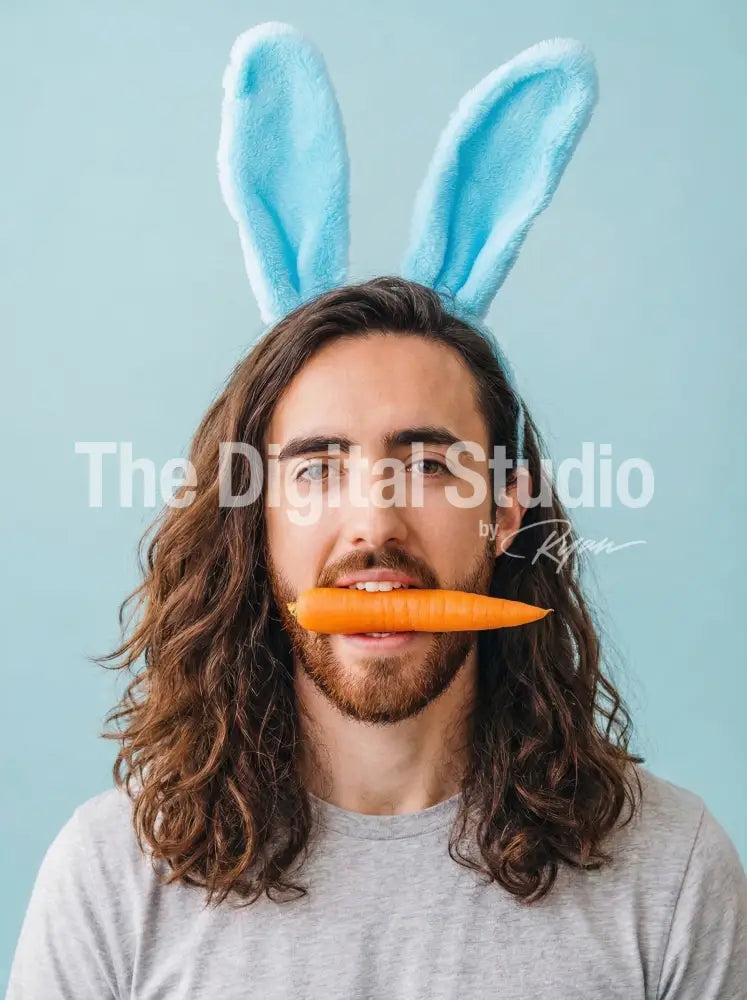 Bunny Ears Carrot Portrait