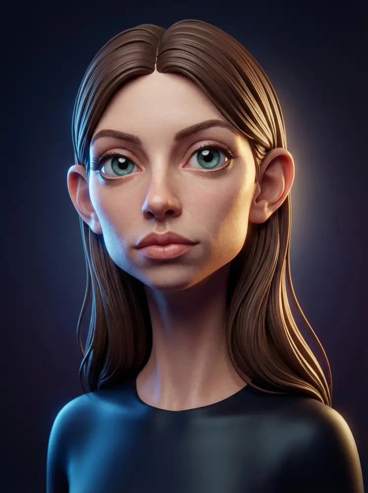 Cinematic 3D Hero Caricature