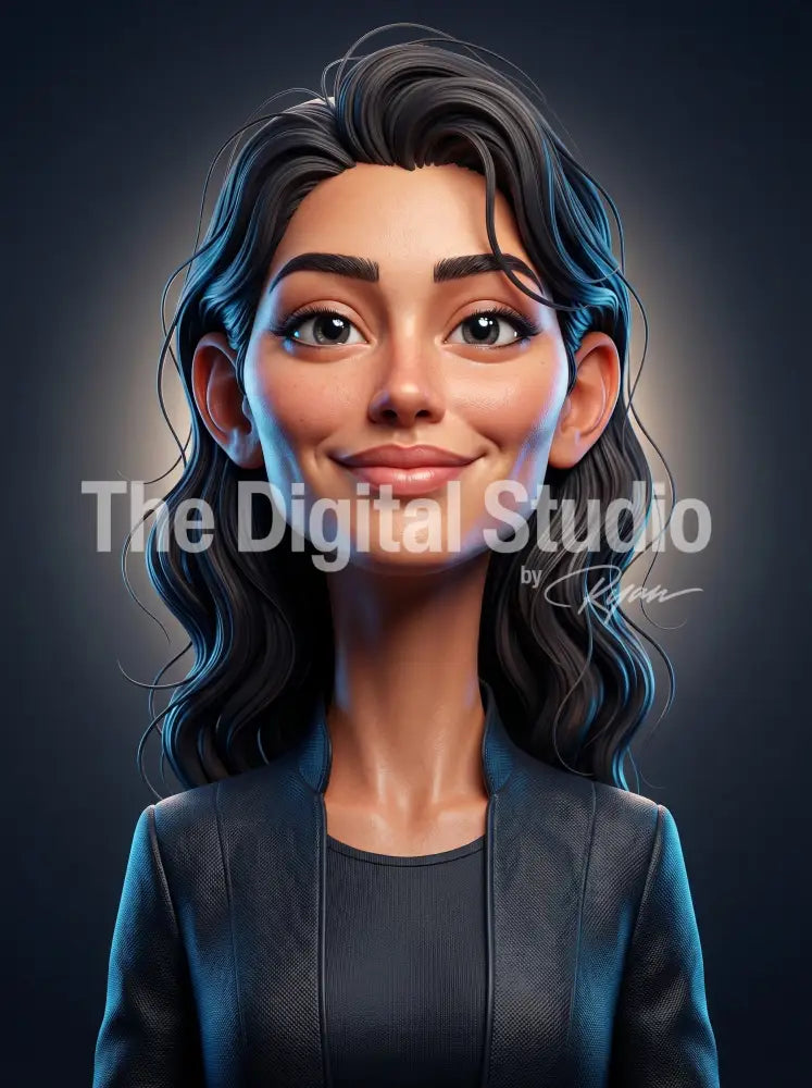 Cinematic 3D Hero Caricature