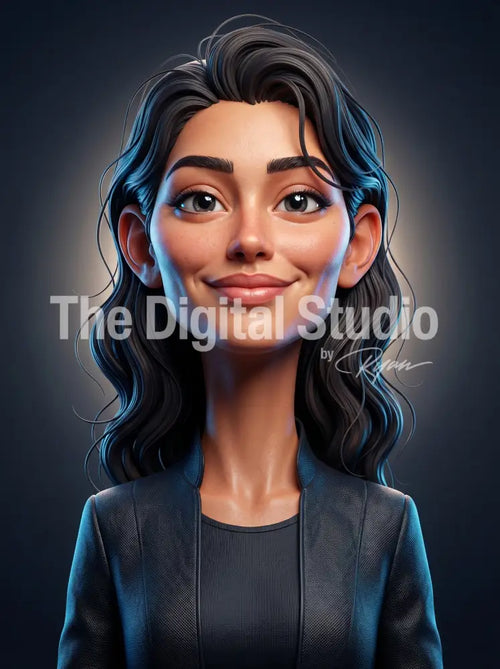 Cinematic 3D Hero Caricature
