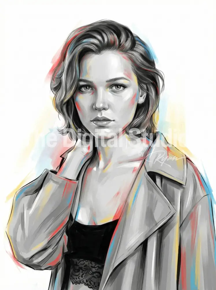 Colorwash Portrait