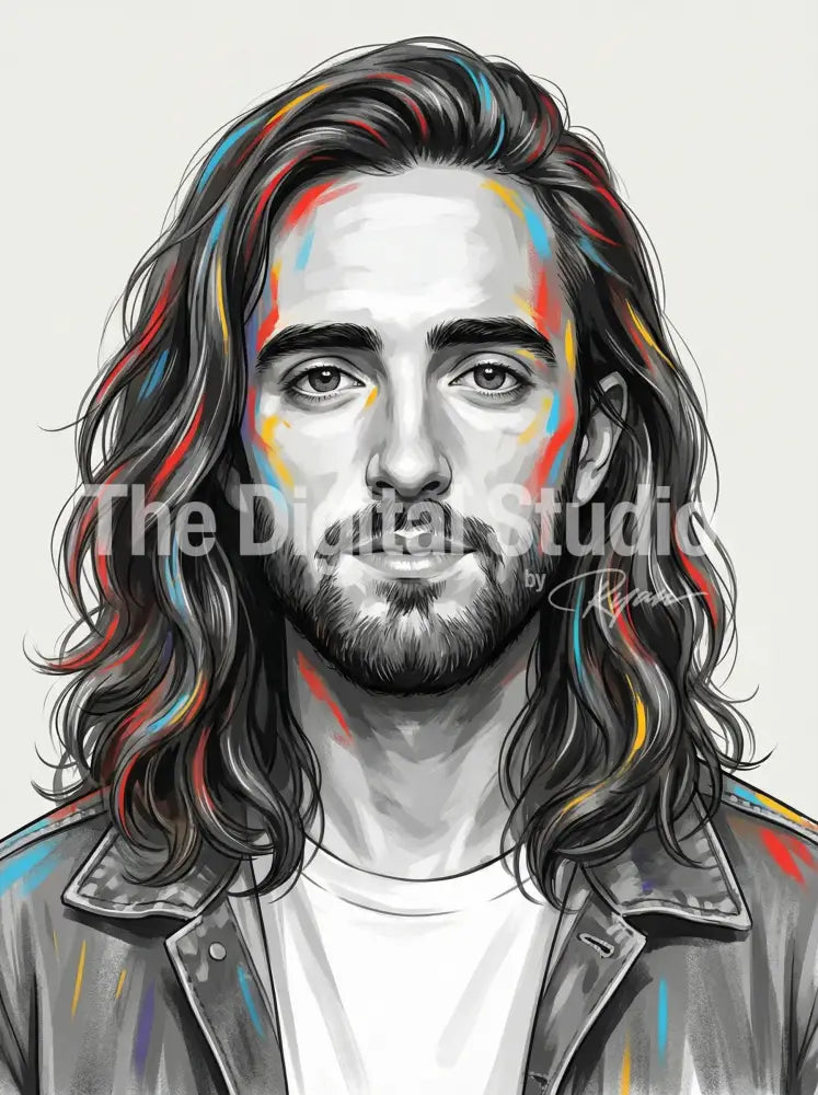 Colorwash Portrait