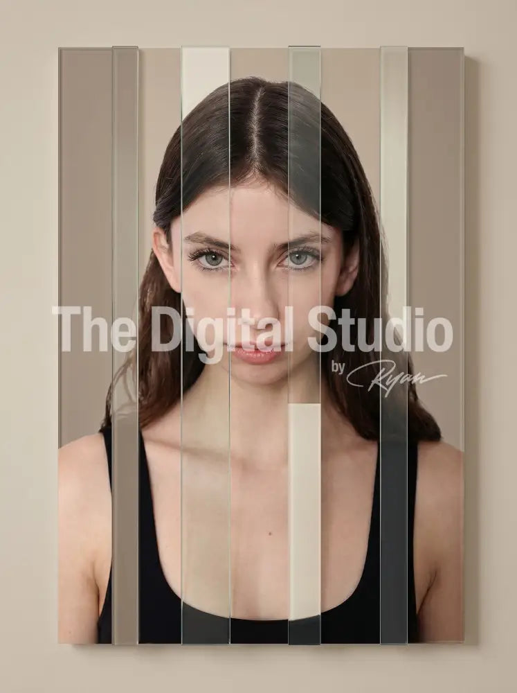 Fragmented Geometry Portrait