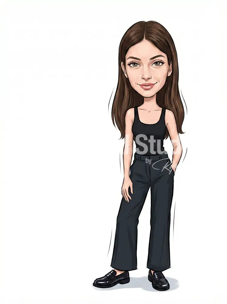 Full-Body Modern Caricature