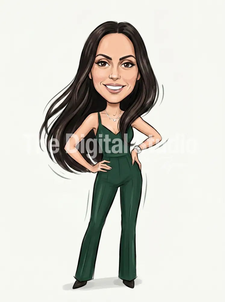 Full-Body Modern Caricature