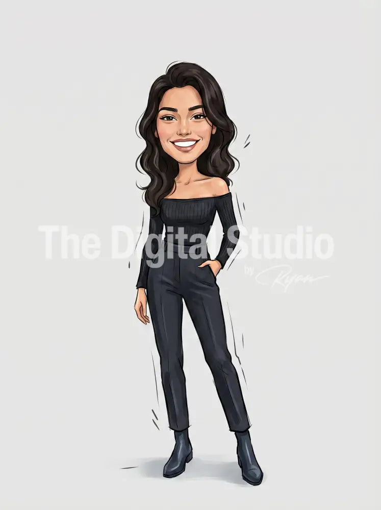 Full-Body Modern Caricature