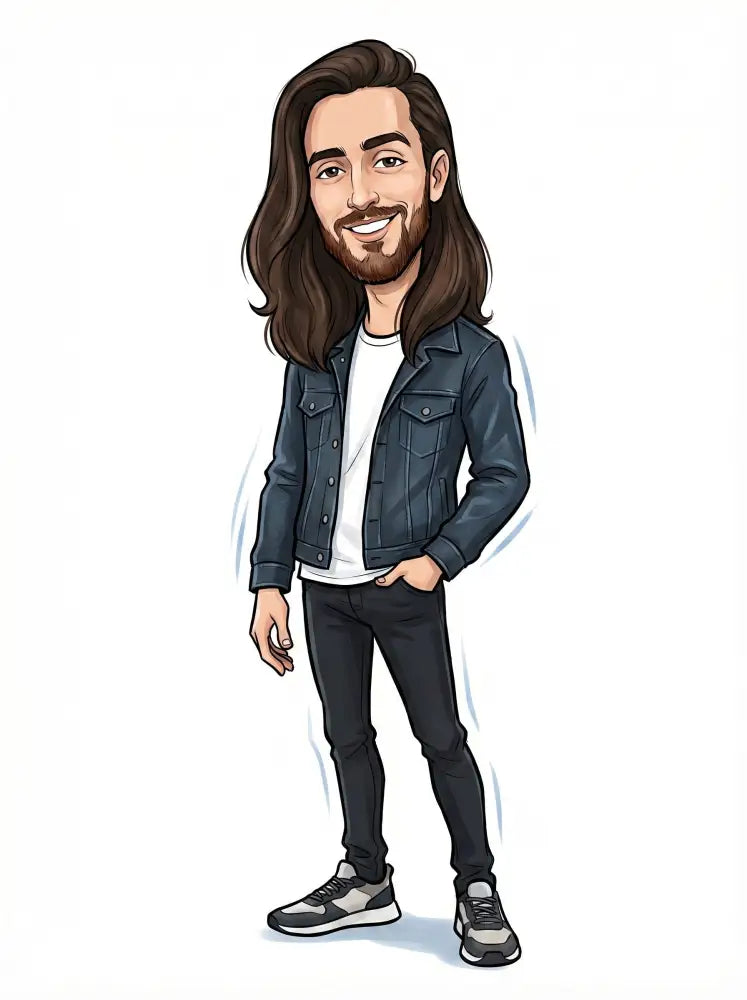 Full-Body Modern Caricature