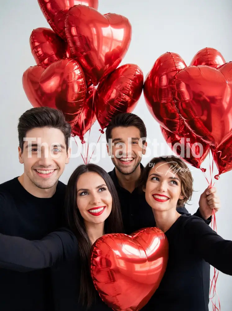 Heart Eyes Balloon – Black Outfit Edit