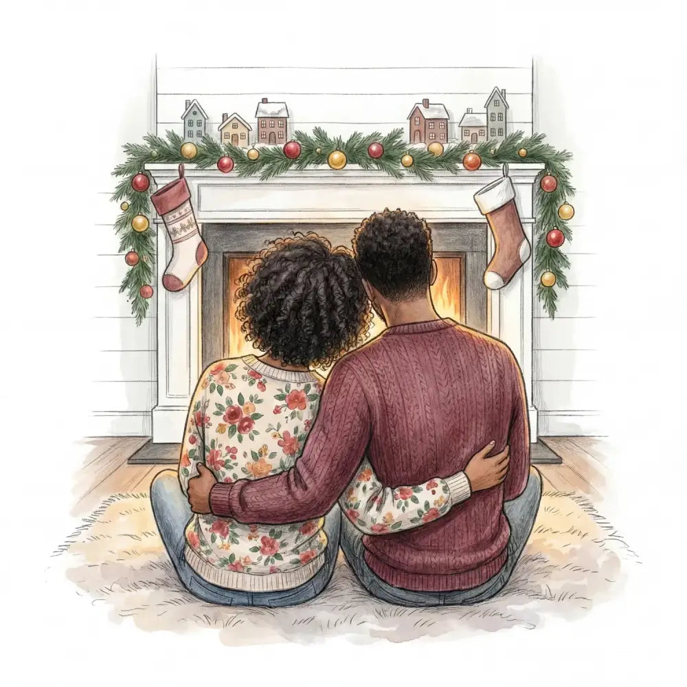 Holiday Hearth Portrait