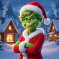 Merry Mischief Holiday Santa Portrait AI Photo Booth Prompt