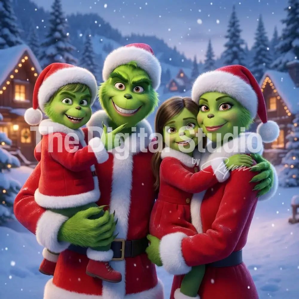 Merry Mischief Holiday Santa Portrait AI Photo Booth Prompt