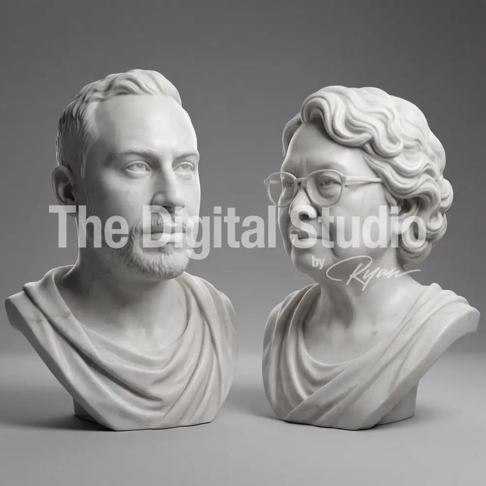 Modern Marble Bust