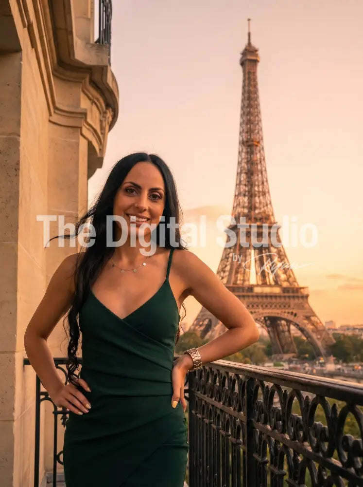 Paris Golden Hour Eiffel Tower