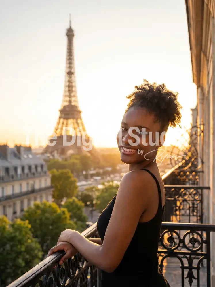 Paris Golden Hour Eiffel Tower