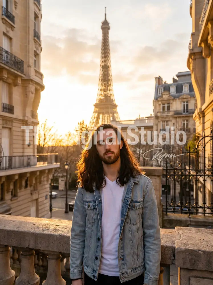 Paris Golden Hour Eiffel Tower