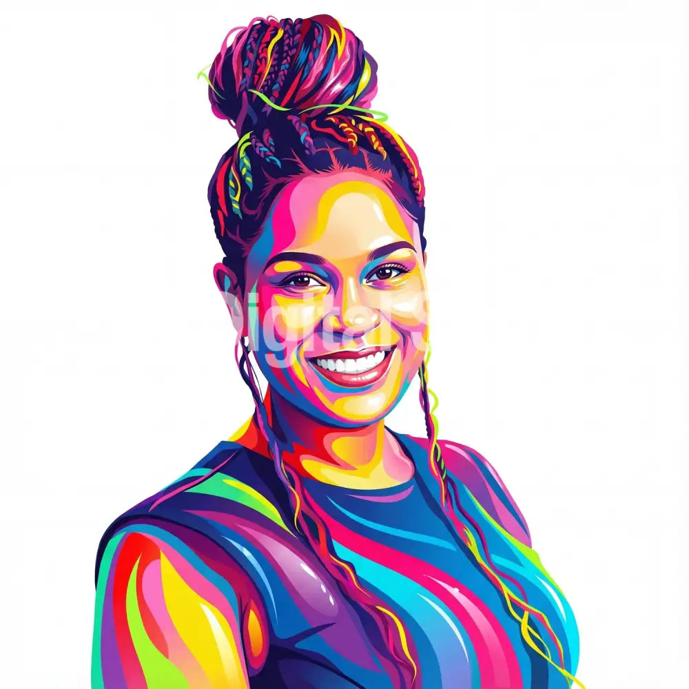 Pop Art ColorBurst Portrait AI Prompt