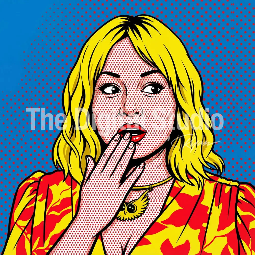 Pop Art Lichtenstein Portrait