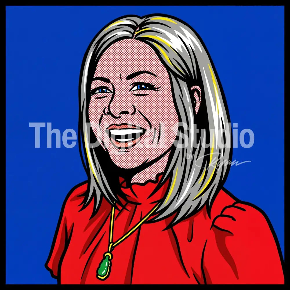 Pop Art Lichtenstein Portrait