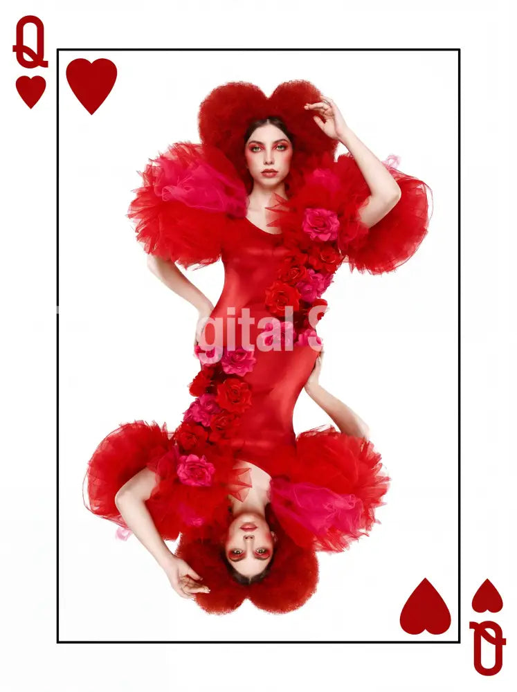 Queen of Hearts Couture Portrait