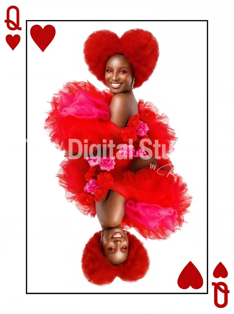 Queen of Hearts Couture Portrait