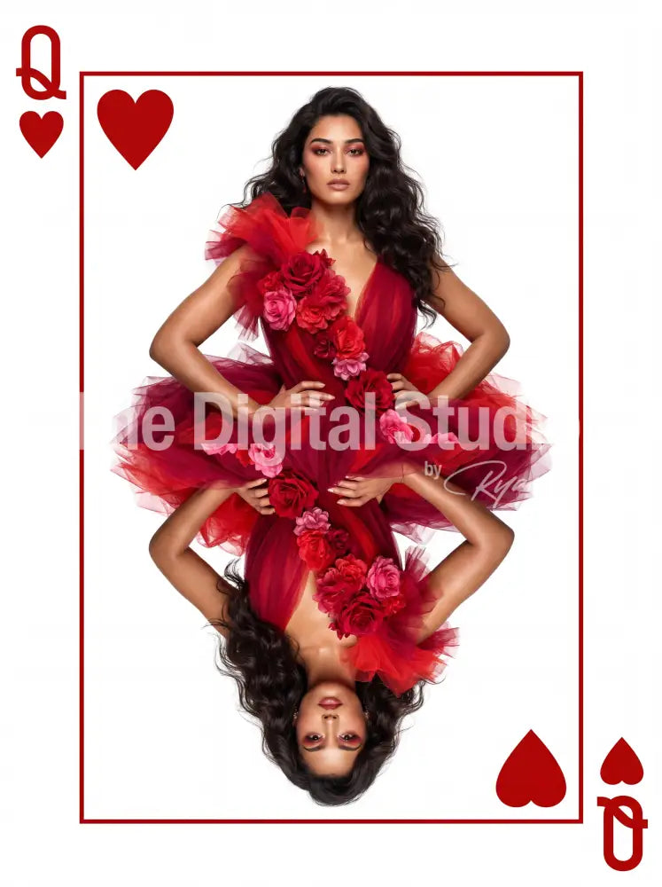 Queen of Hearts Couture Portrait