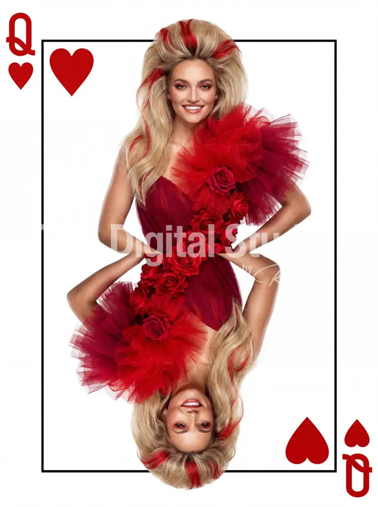 Queen of Hearts Couture Portrait