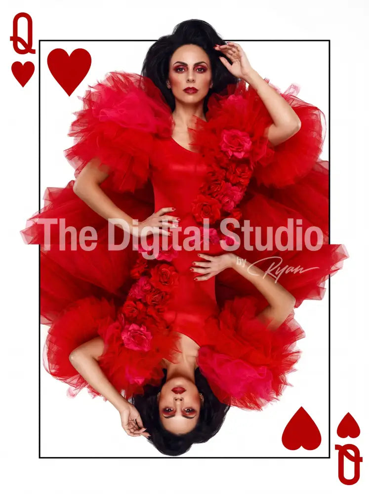 Queen of Hearts Couture Portrait