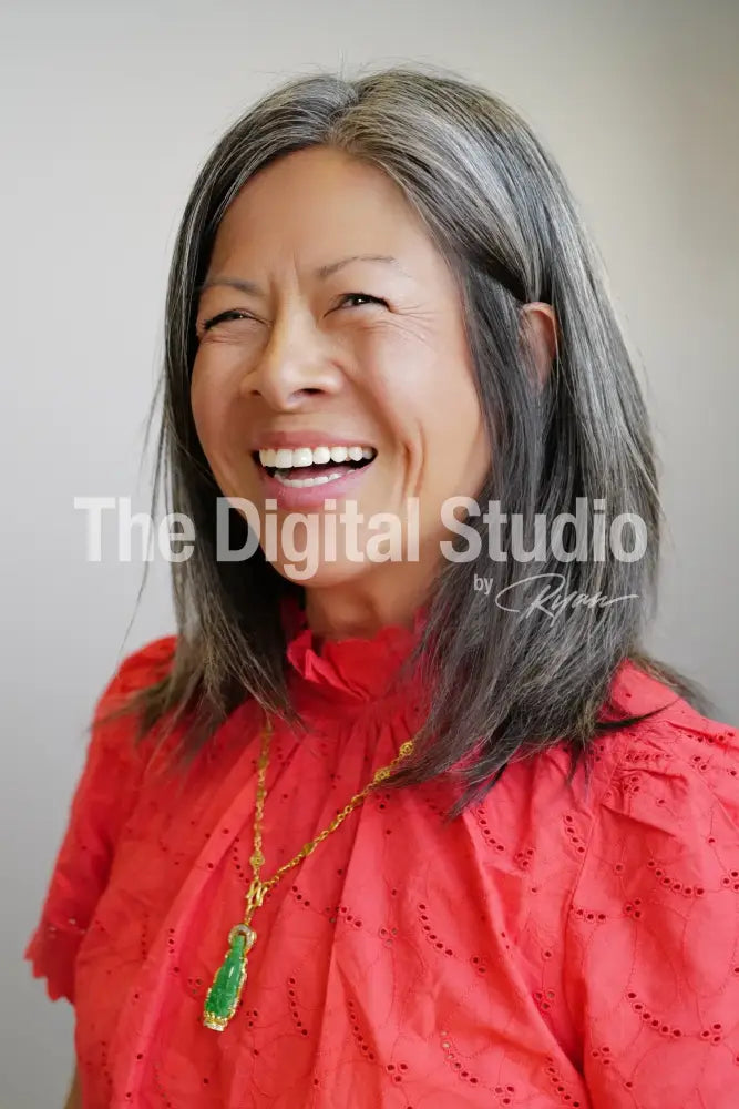 Red–Blue Cinematic Gel Portrait AI Prompt