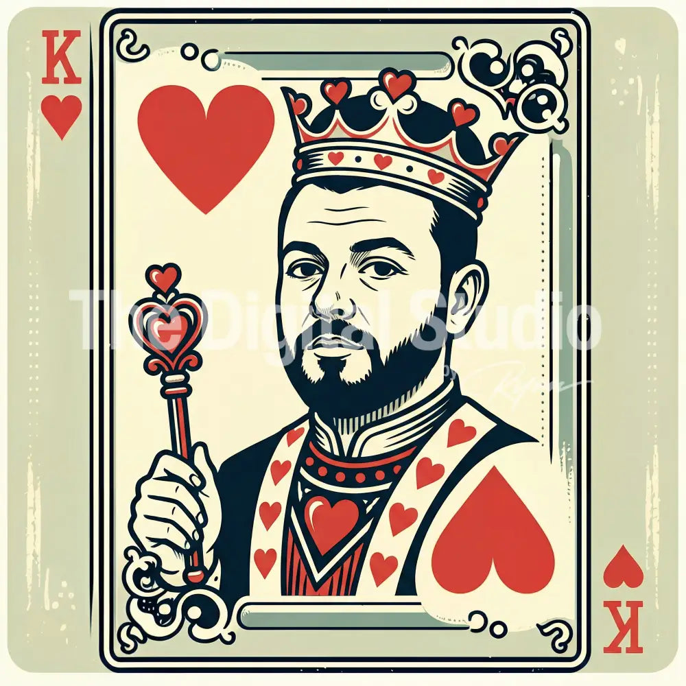 Royal Hearts Card Studio – King & Queen