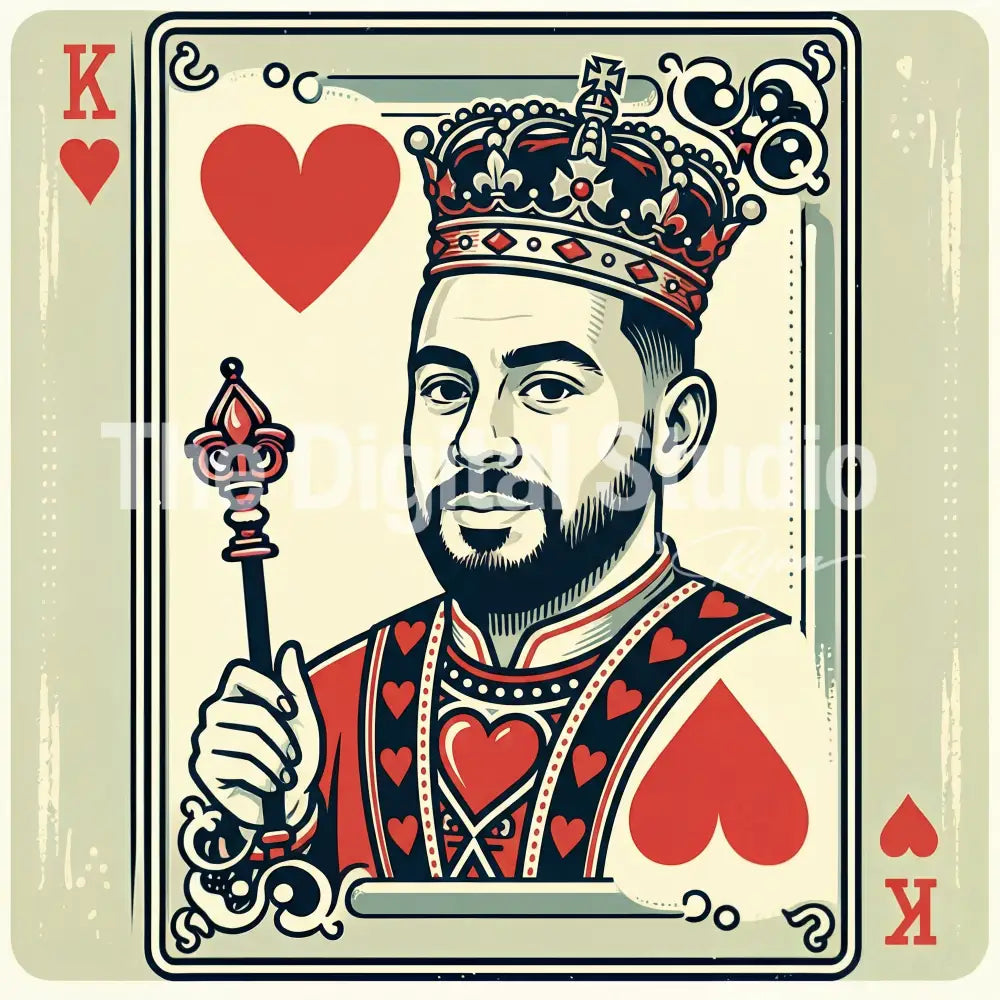 Royal Hearts Card Studio – King & Queen