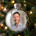 Silver Reflection Ornament AI Portrait Effect