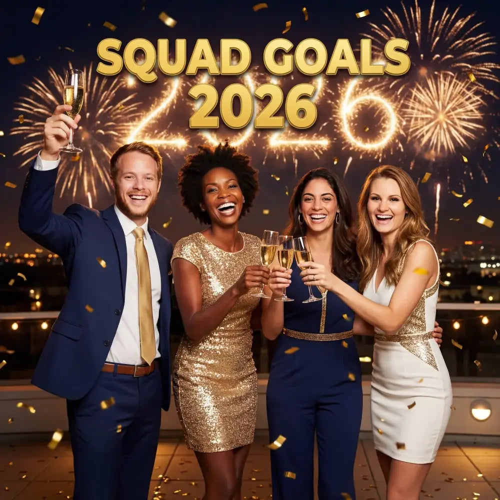 Squad Goals 2026 New Year Rooftop – AI Photo Booth Prompt for Snappic & Events — Ryan Salinas