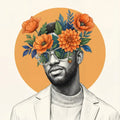 Surreal Botanical Portrait